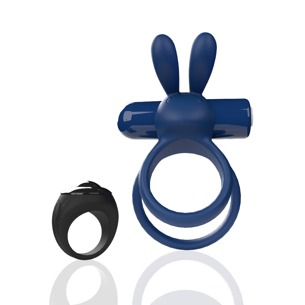 Screaming O Remote Controlled Ohare XL Vibrating Ring - Blue SO-ARCHARXL-BU