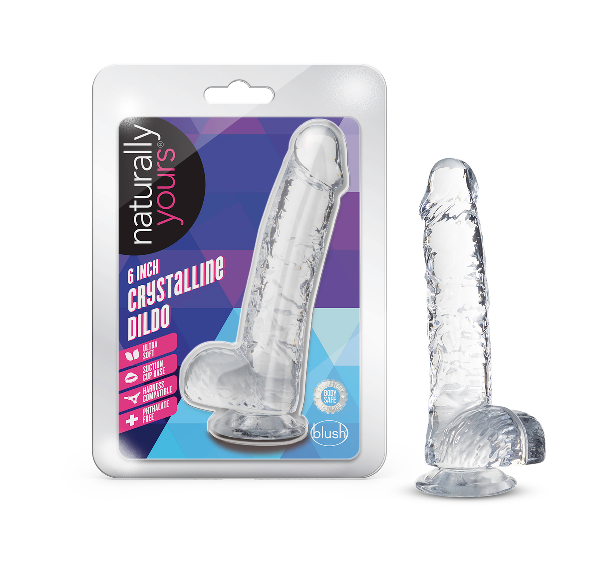 Naturally Yours Crystalline Dildo Diamond
