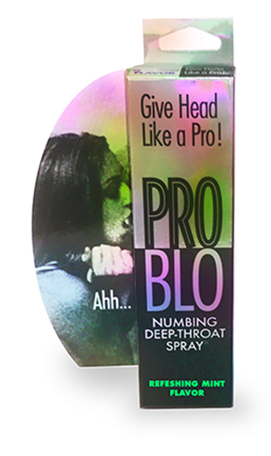 Problo Numbing Deep Throat Spray - Refreshing Mint - 1 Fl. Oz. LG-BT501