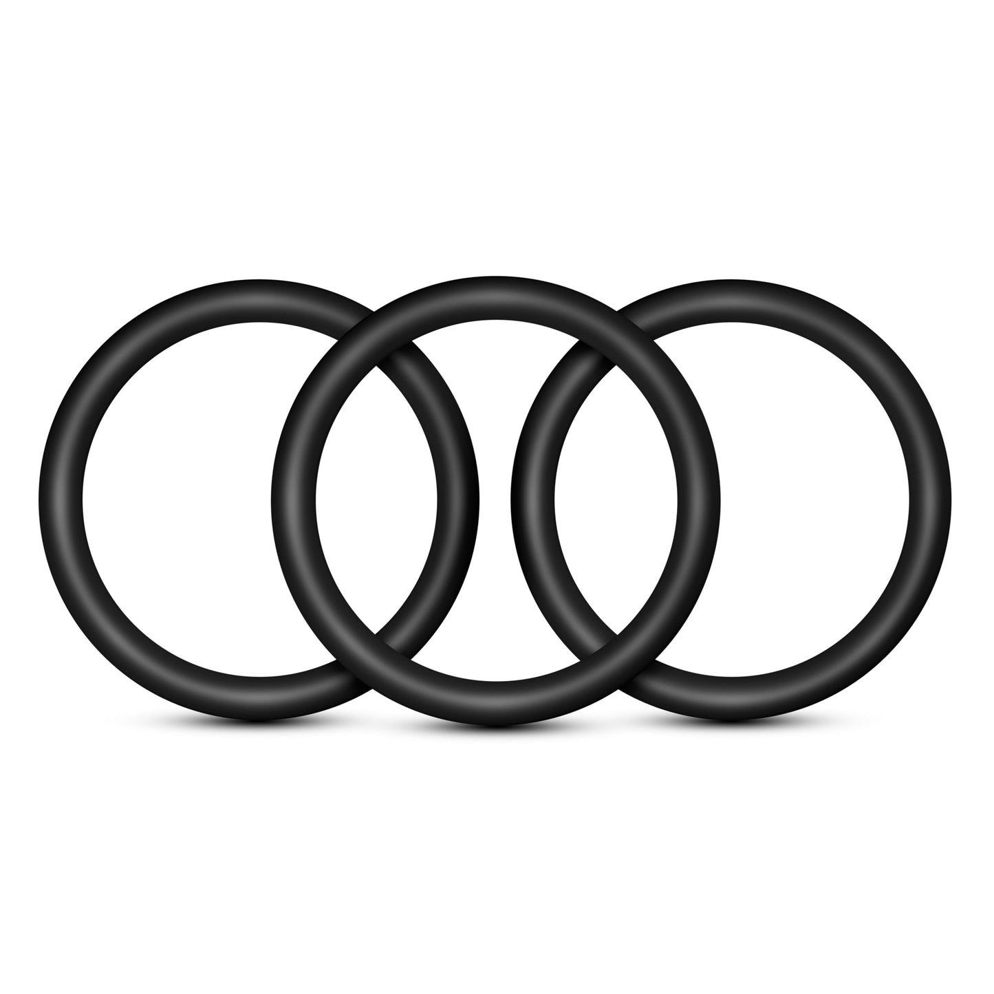 Performance - Vs3 Pure Premium Silicone Cockrings - Large - Black BL-72815