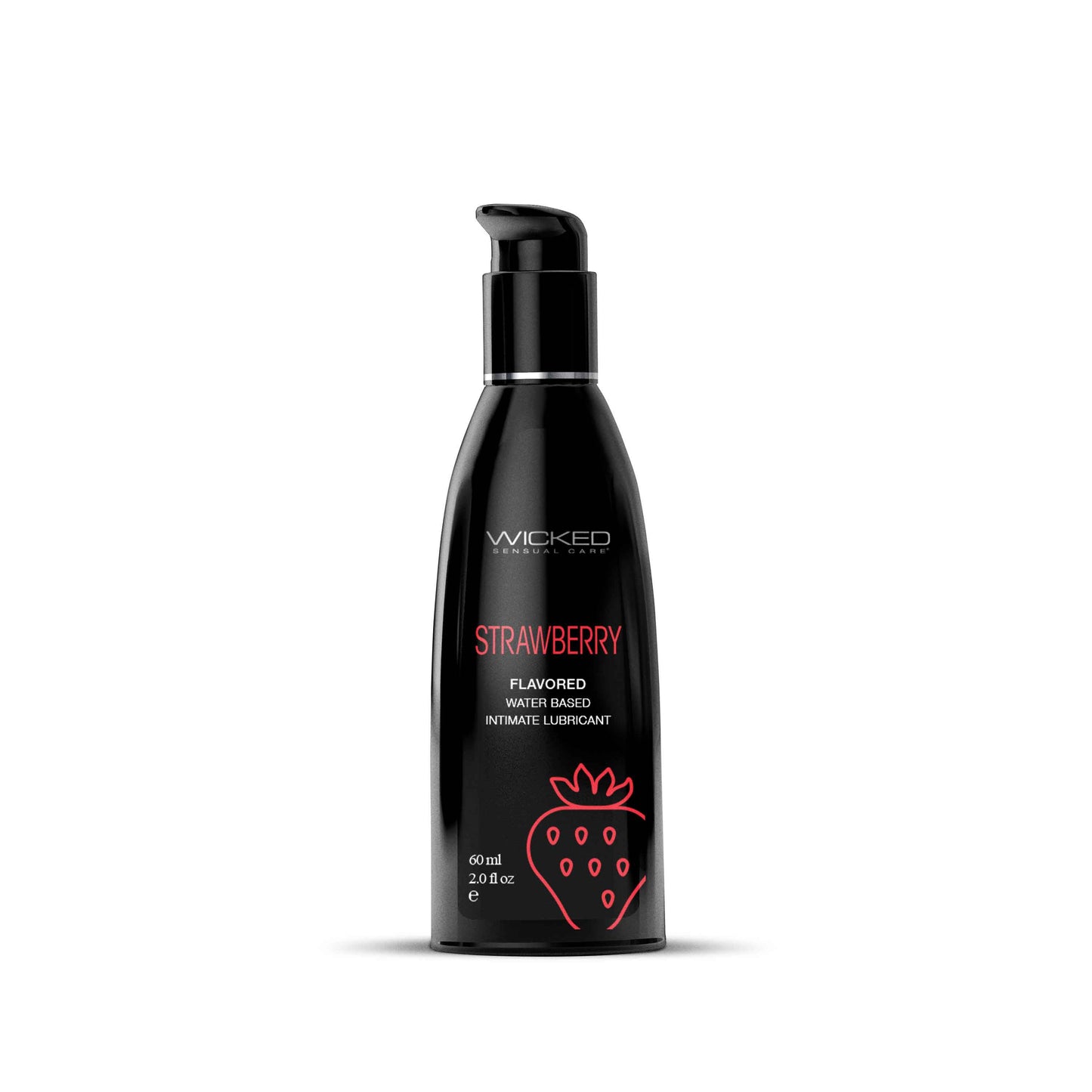 Aqua Strawberry Flavored Water Based Intimate Lubricant - 2 Fl. Oz. WS-90412