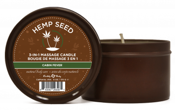 Hemp Seed 3-in-1 Massage Candle - Ride my Sleigh - 6 Oz