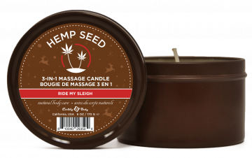 Hemp Seed 3-in-1 Massage Candle - Cabin Fever - 6 Oz