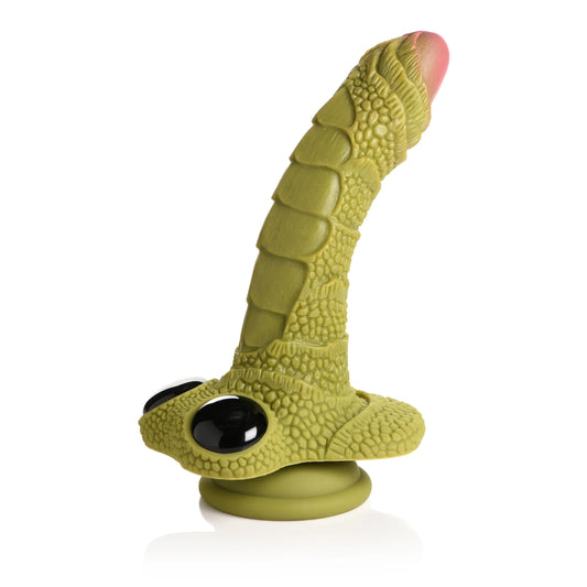 Swamp Monster Green Scaly Silicone Dildo CC-AH055-GRN