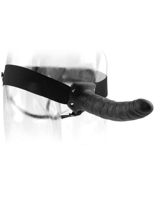 Fetish Fantasy Series 8 Inch Hollow Strap-on -  Black PD3360-23