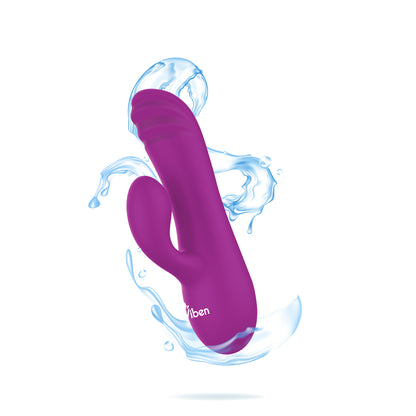 Jolie Mini Pleasure Ridges Rabbit Vibe Berry