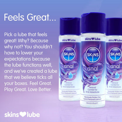 Skins Anal - Silicone & Water Based Lubricant