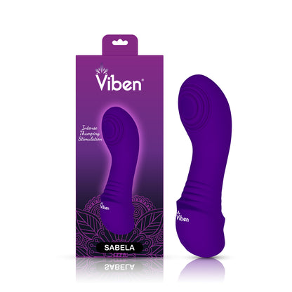 Sabela Mini Thumping G Spot Vibe Violet