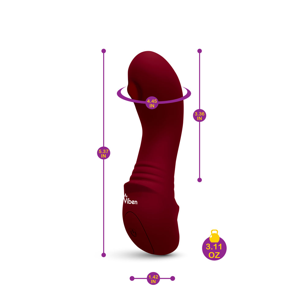 Zaina Mini Rollerball G Spot Vibe Ruby
