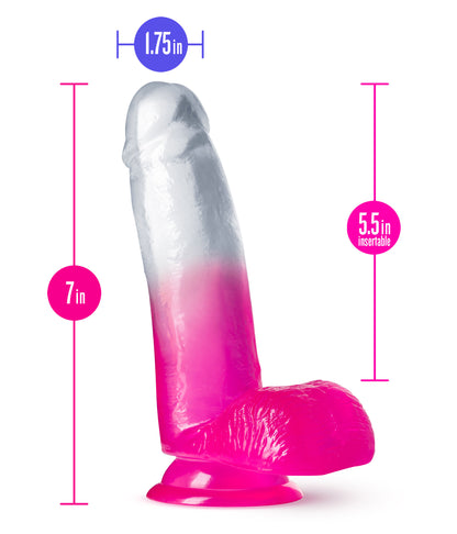 B Yours Sugar Magnolia Dildo Fuchsia