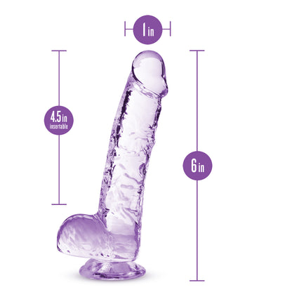 Naturally Yours Crystalline Dildo Amethyst