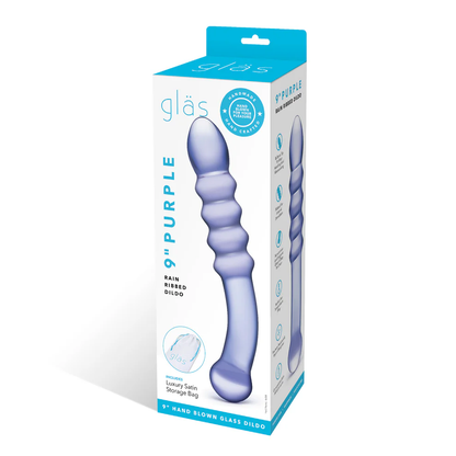 Rain Ribbed Dildo