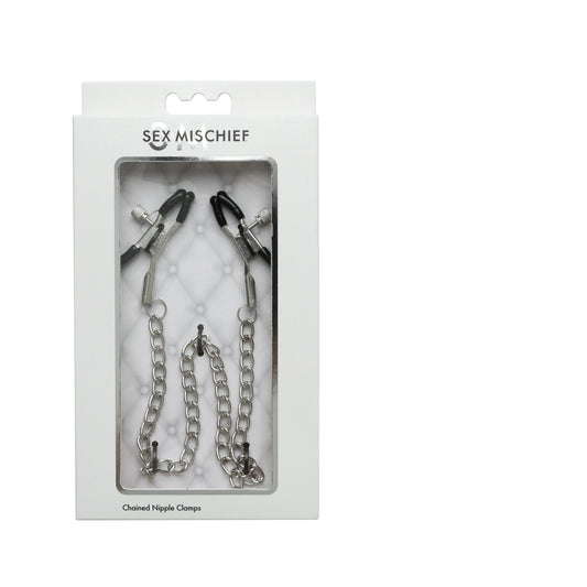 Sex And Mischief Chained Nipple Clamps