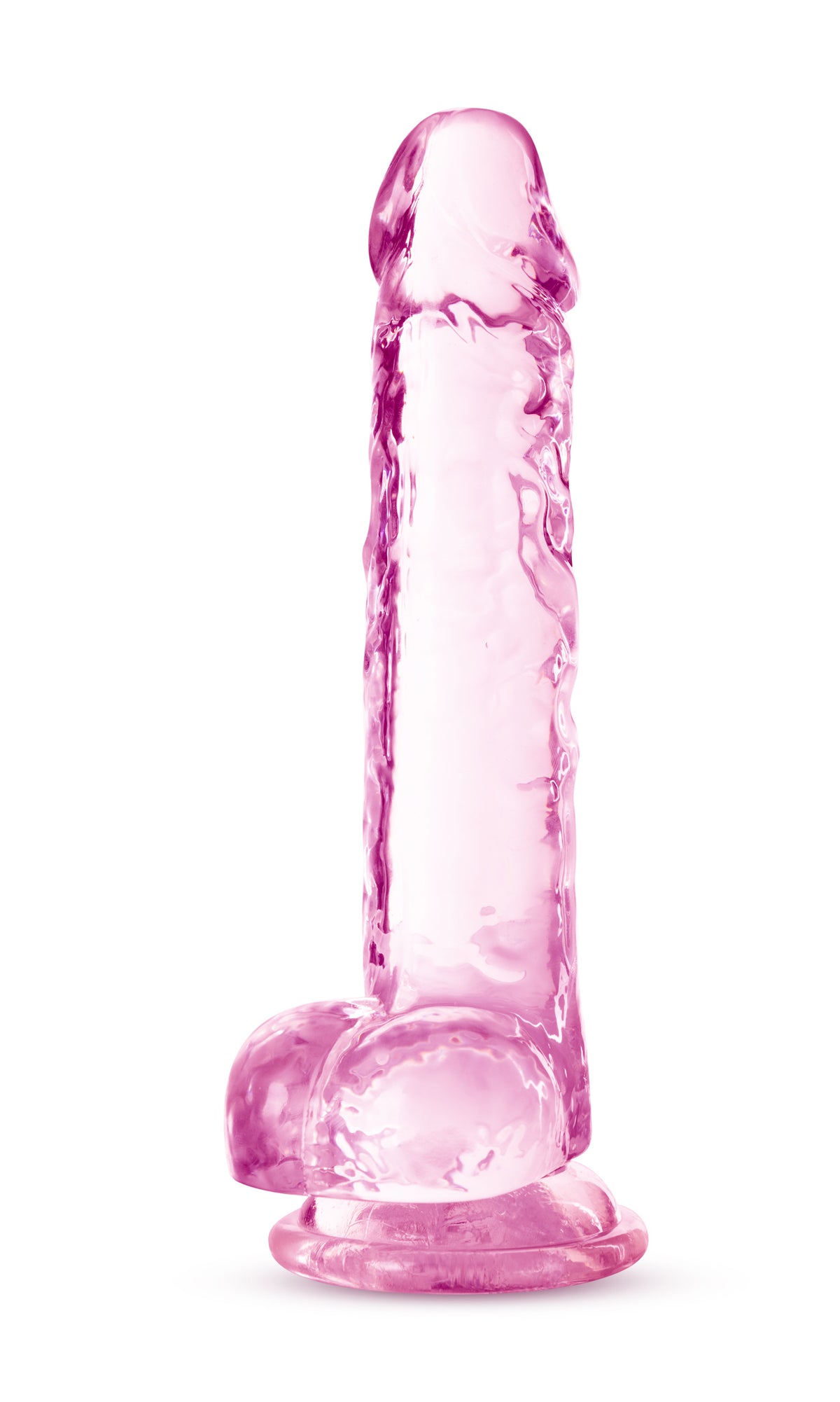 Naturally Yours Crystalline Dildo Rose