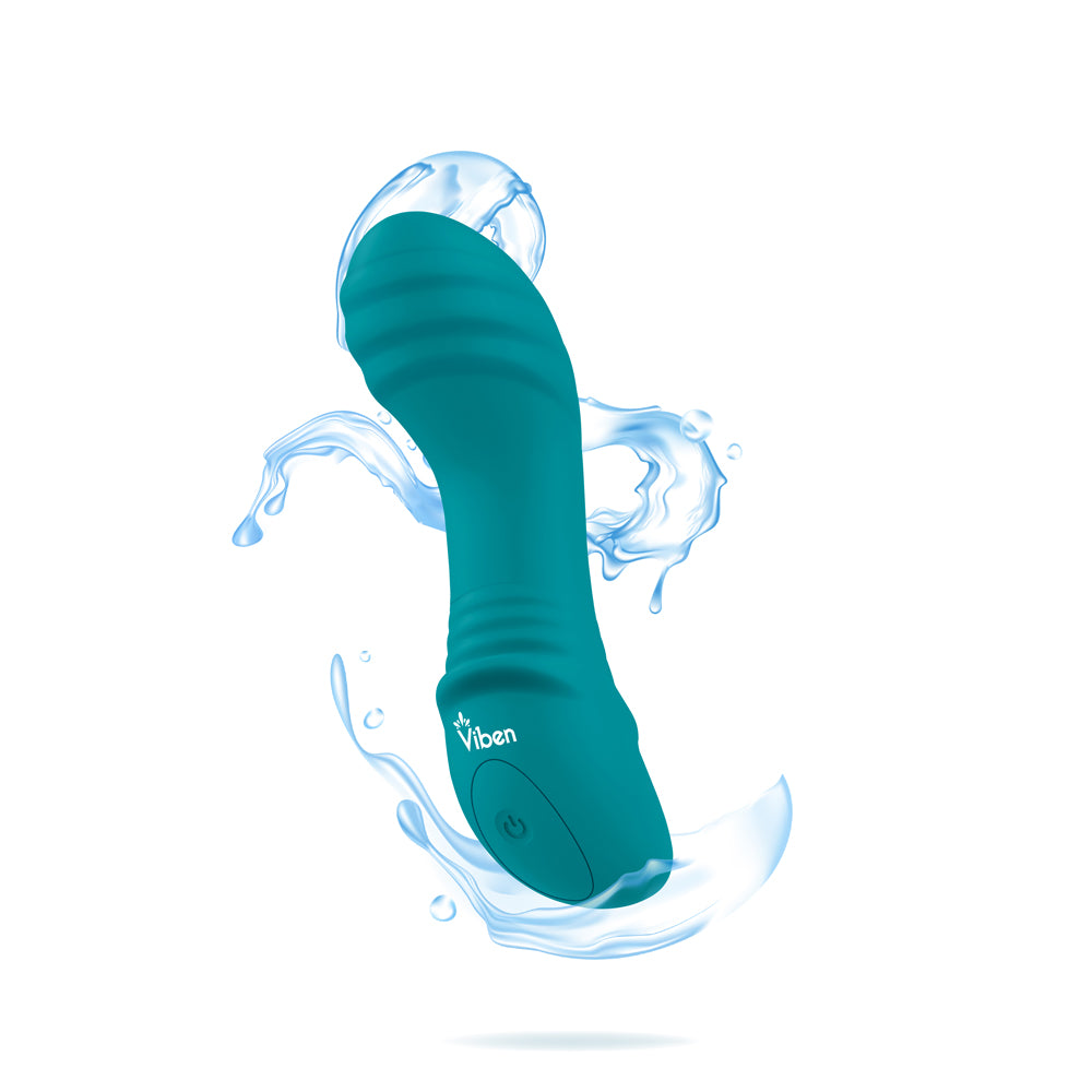 Lalita Mini Pleasure Ridges G Spot Vibe Ocean