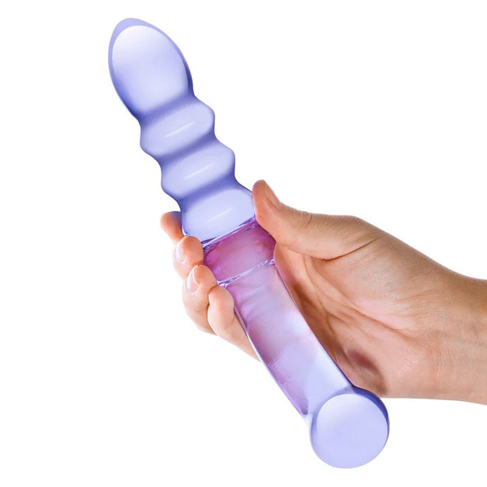 Rain Ribbed Dildo