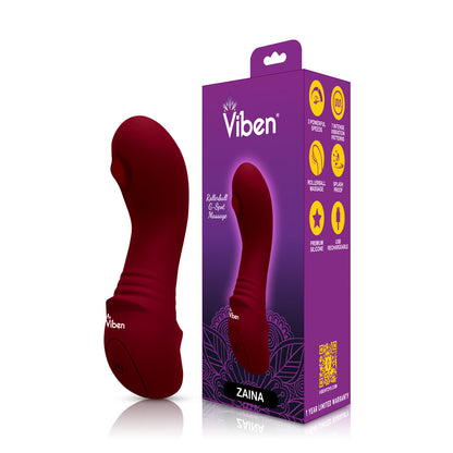 Zaina Mini Rollerball G Spot Vibe Ruby