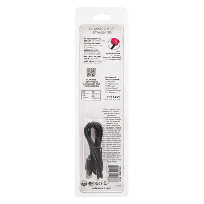 Rechargeable Classic Chic Standard Vibrator