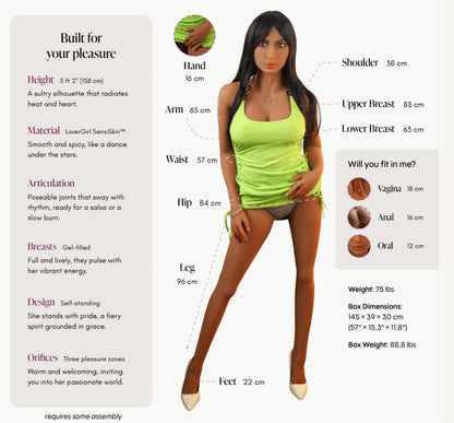 Isabel Caramel - 5ft 2" Sex Doll