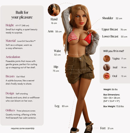 Emma Vanilla - 4ft Sex Doll