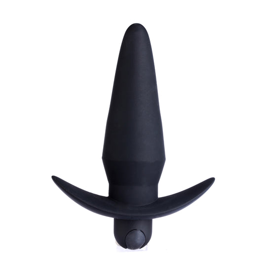 Cody Silicone Vibrating Anal Plug - Black MTMA334