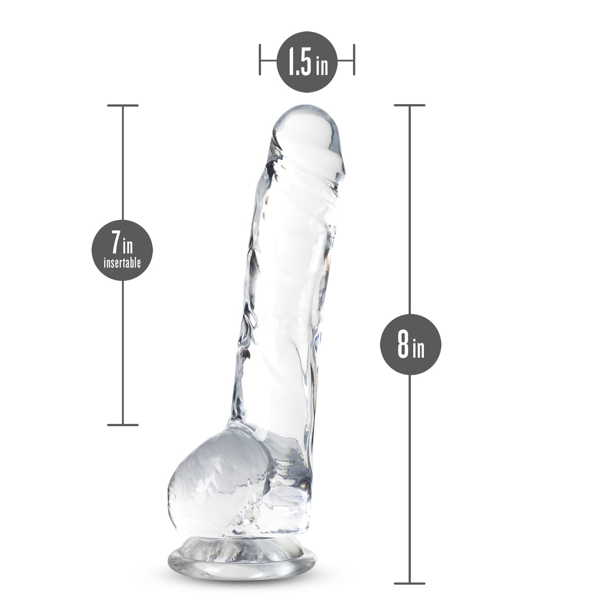 Naturally Yours Crystalline Dildo Diamond