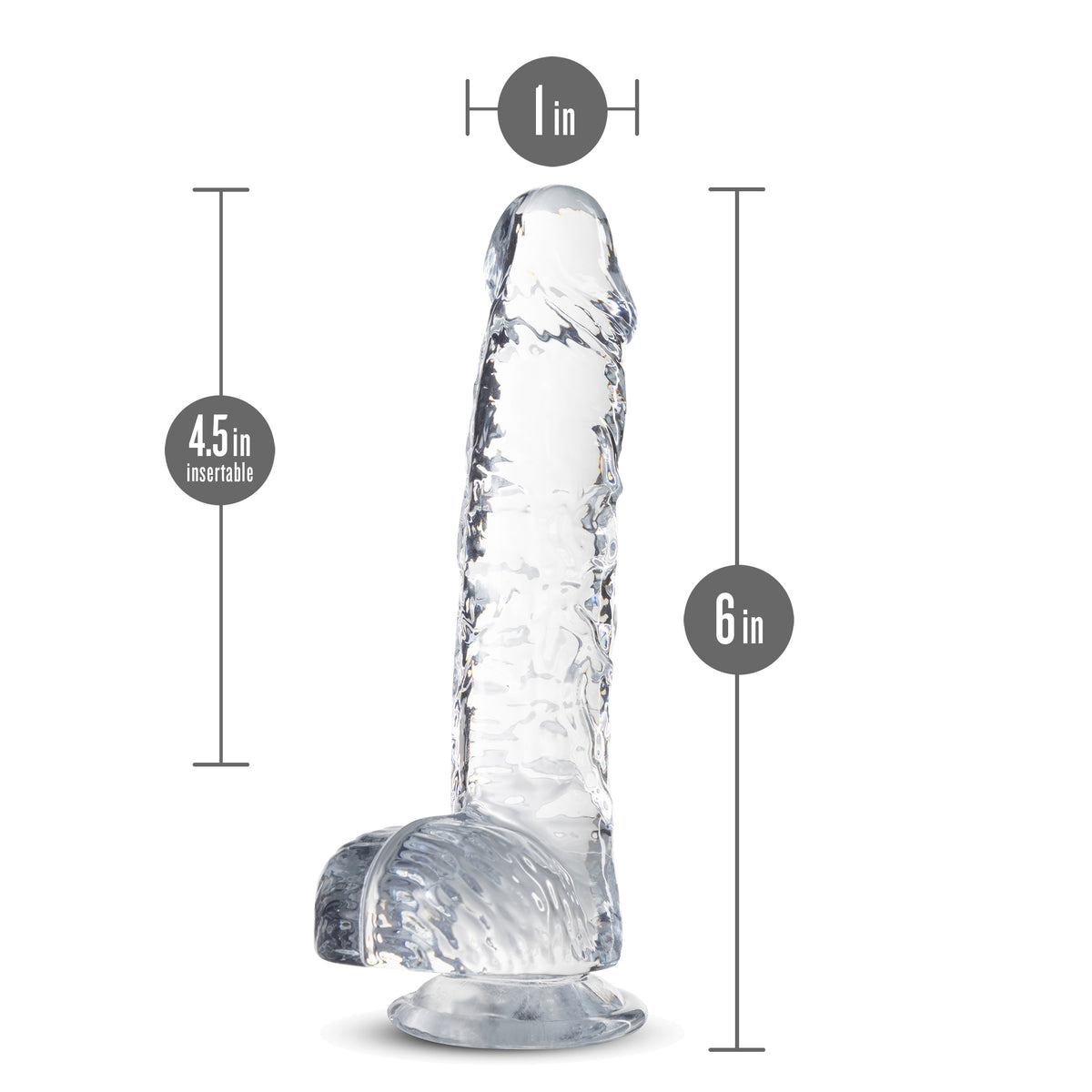 Naturally Yours Crystalline Dildo Diamond