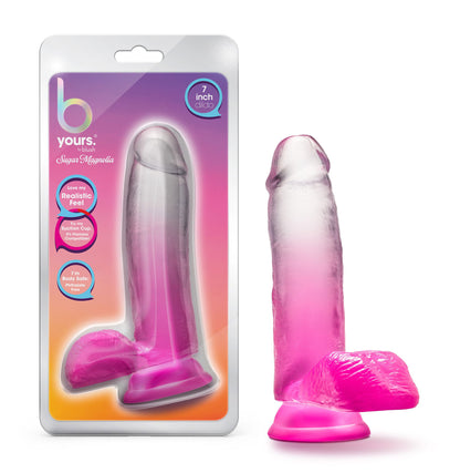 B Yours Sugar Magnolia Dildo Fuchsia