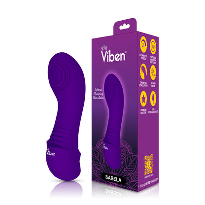 Sabela Mini Thumping G Spot Vibe Violet