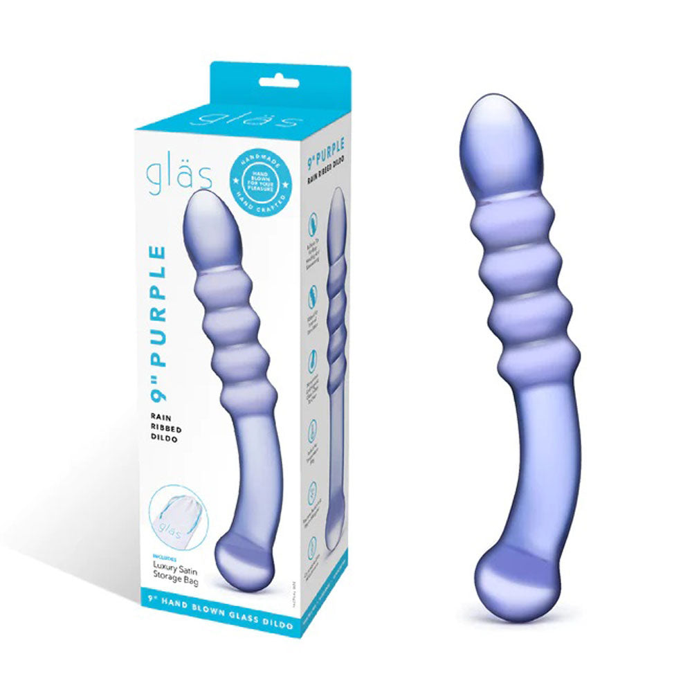 Rain Ribbed Dildo