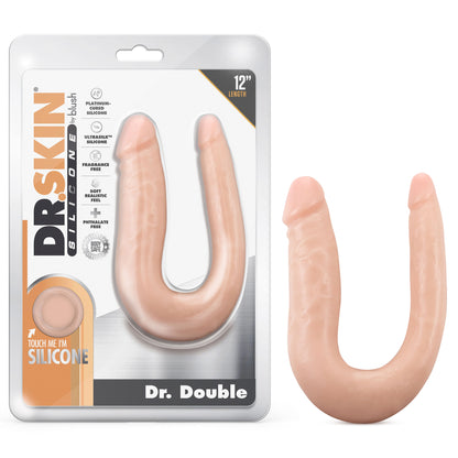 Dr Skin Silicone Dr Double Double Dong Vanilla