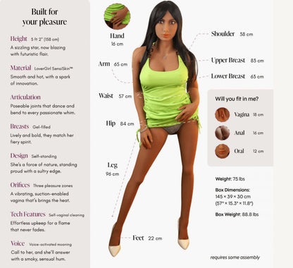 Isabel Caramel - 5ft 2" Sex Doll