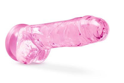 Naturally Yours Crystalline Dildo Rose