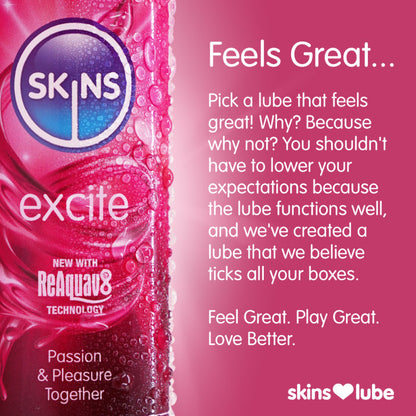 Skins Excite - Tingling Water Based Lubricant
