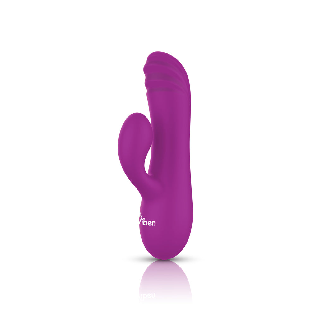 Jolie Mini Pleasure Ridges Rabbit Vibe Berry