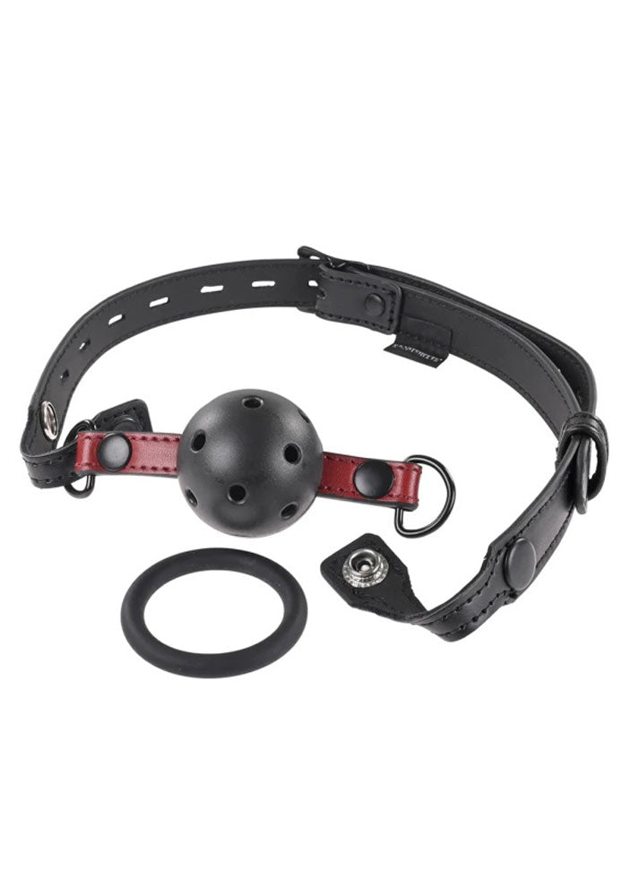 Saffron Interchangeable Gag - Black/red  Black/red SS48027