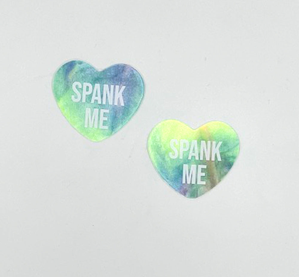 Spank Me Rainbow Sherbert Tie Die Candy Heart  Pasties NN-SPM-CAH-RST