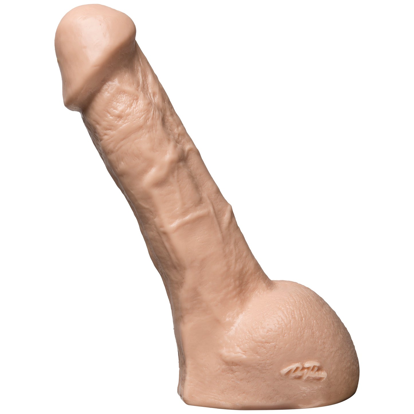 Vac-U-Lock Perfect Erect Realistic Cock - White DJ1015-18