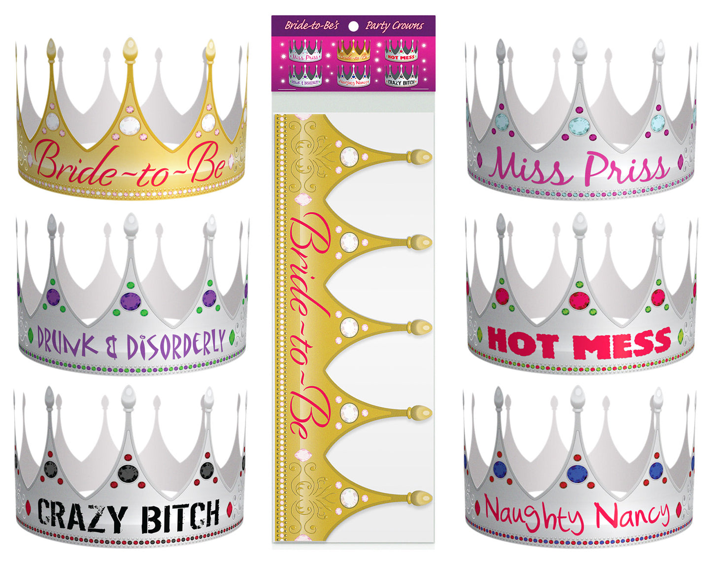 Bride-to-Be Party Crowns KG-NVS18