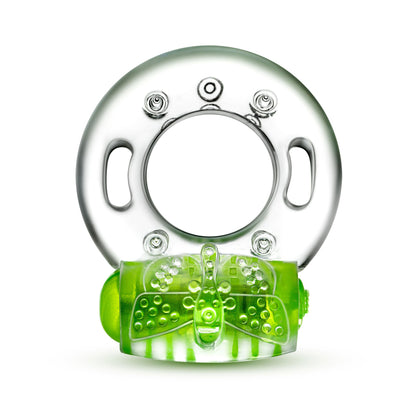 Play With Me - Arouser Vibrating C-Ring - Green BL-30622