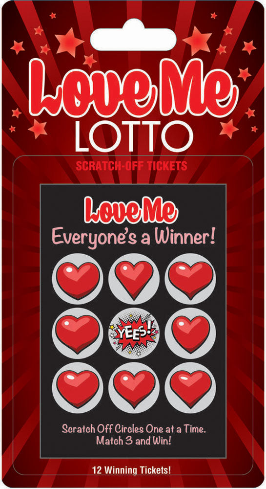 Love Me Lotto 12 Winning Tickets! LG-BG070