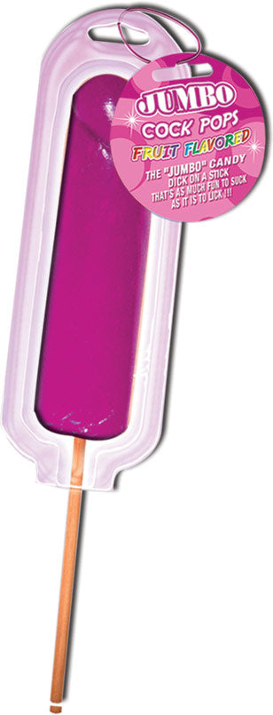 Jumbo Cock Pops Fruit Flavored - Cherry HTP2359